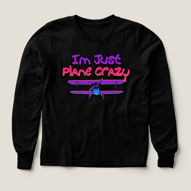 Funny Biplane Aeroplane (Design Front)
