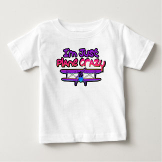 Funny Biplane Aeroplane Baby T-Shirt