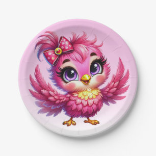 Funny Bird Cartoon Sublimation-56342 Paper Plate