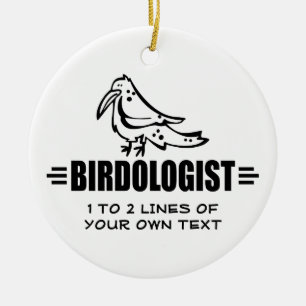Funny Bird Ceramic Tree Decoration