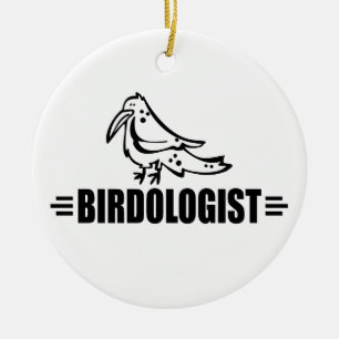 Funny Bird Ceramic Tree Decoration