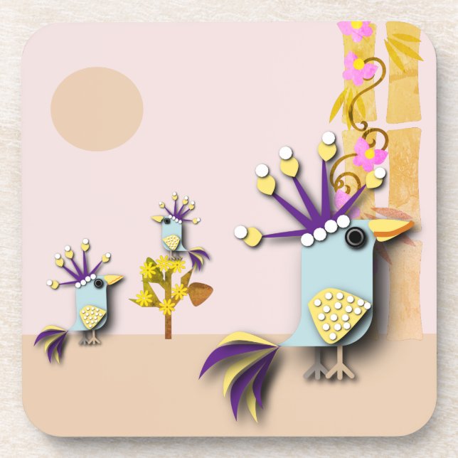 Funny Bird  Coaster (Front)