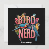 Funny Bird Nerd Design for Bird Watchers and Lover