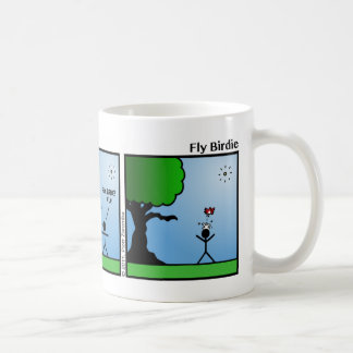 Funny Bird Poop Stickman Mug - 022