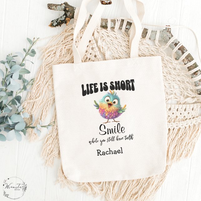  Funny Bird Sarcastic Quote Motivation  Tote Bag (Creator Uploaded)