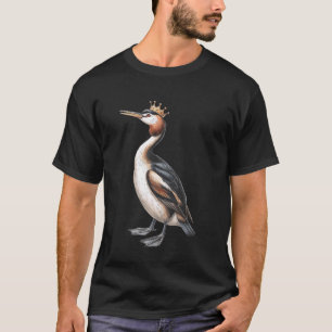 Funny Bird Western grebe Graphic for bird watcher  T-Shirt