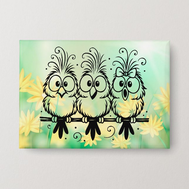 Funny Birds Cartoon-56456 (Front)