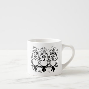 Funny Birds Cartoon-56456 Espresso Cup