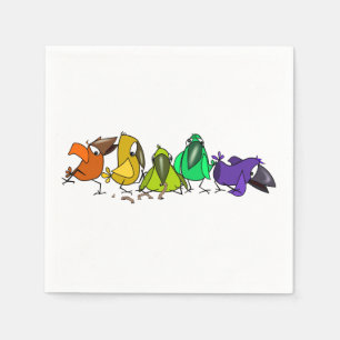 Funny Birds Napkins