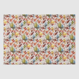 Funny Birds (Spring Wood) Tissue Paper
