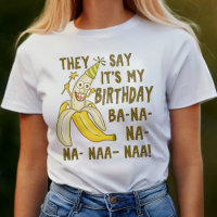 Funny Birthday Banana Cartoon Humour Unique