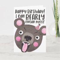 Funny Birthday Bear