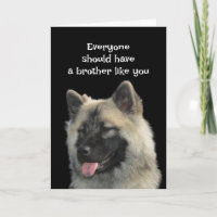 Funny Birthday Brother Dog Animal Humour