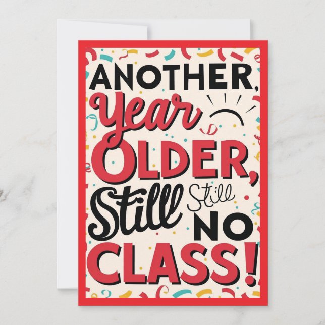Funny Birthday Card (Front)