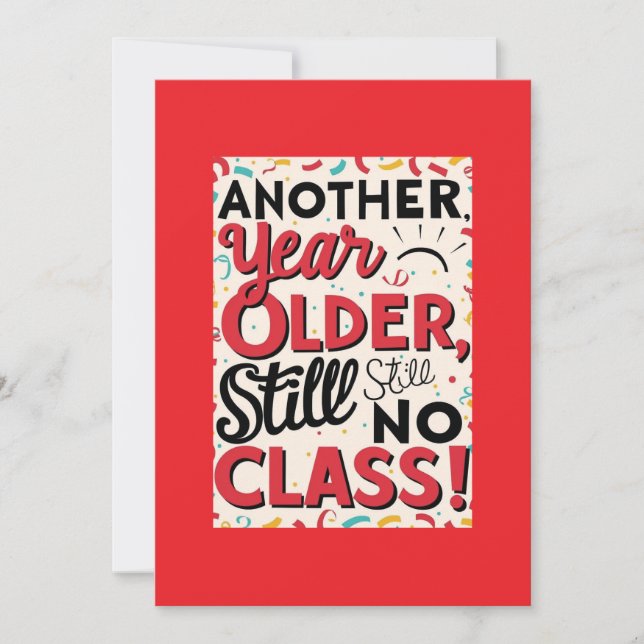 Funny Birthday Card (Front)
