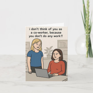 Funny birthday card 