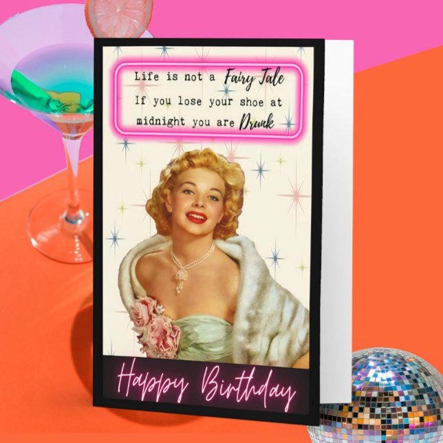 Funny Birthday Card Best Friend "Not Fairy Tale" (Creator Uploaded)