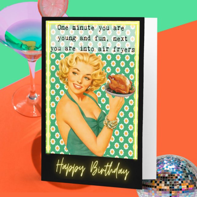 Funny Birthday Card Best Friend "Young and Fun" (Creator Uploaded)
