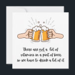 Funny Birthday Card for Husband Son Boyfriend<br><div class="desc">Funny Beer Birthday Card Him Husband Dad Son Male Friend Humourous Party</div>
