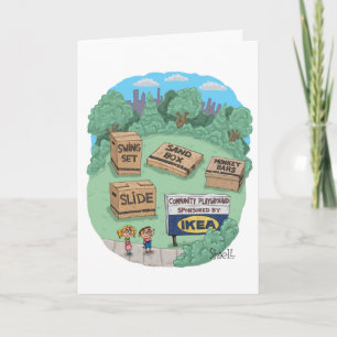 Funny Birthday Card for Ikea and DIY fans.