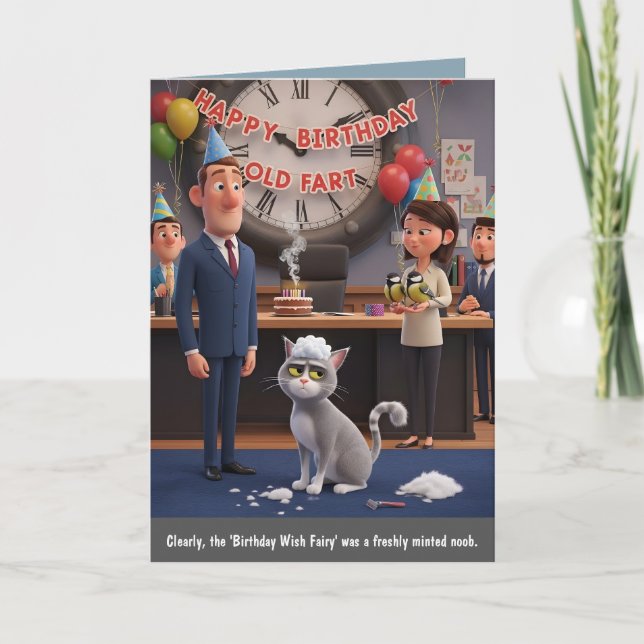 Funny Birthday Card for Men (Front)