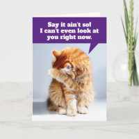 Funny Birthday Card for Old Geezer