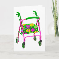 Funny birthday card - get down and boogie