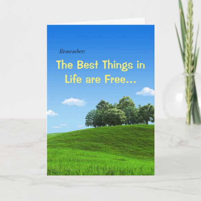 Funny Birthday Card if giving cash or check (Front)