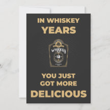 Funny birthday card- Whiskey lover