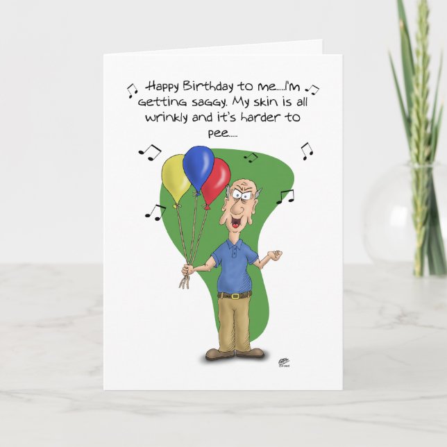 Funny Birthday Cards: Birthday Melody Card (Front)