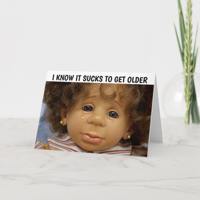 FUNNY BIRTHDAY CARDS, YOU'RE STILL A DOLL CARD (Front)