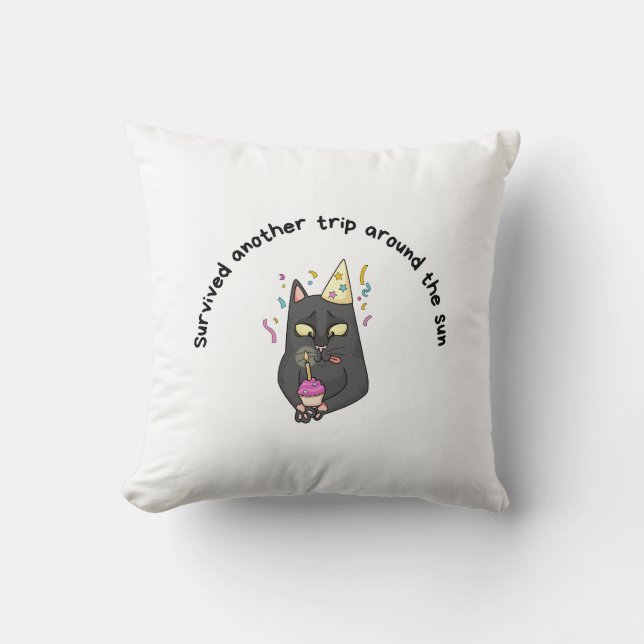 Funny Birthday Cushion (Front)