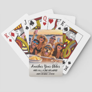 Funny Birthday Custom Photo Playing Cards