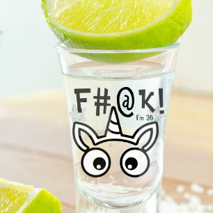 Funny Birthday Getting Old Realisation Shot Glass