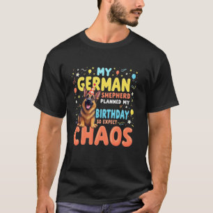 Funny Birthday Gift German Shepherd Dog T-Shirt