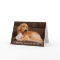 Funny Birthday Golden Retriever with Ice Cream Box