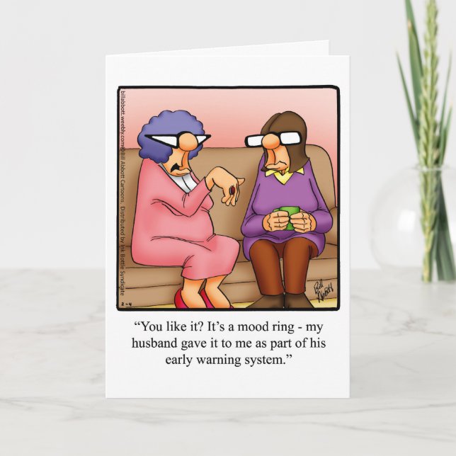Funny Birthday Greeting Card for Her (Front)