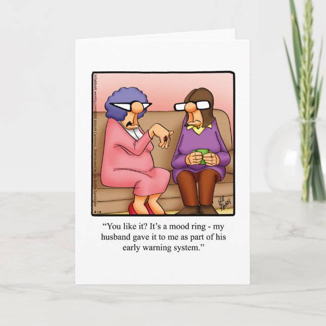 Funny Birthday Greeting Card for Her (Front)