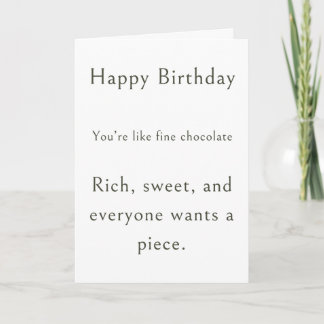 Funny Birthday Greeting Card for Jewish Women