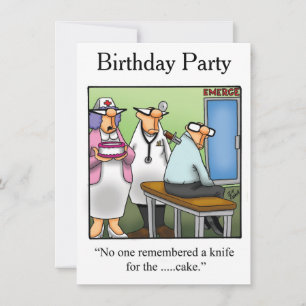 Funny Birthday Party Invitations