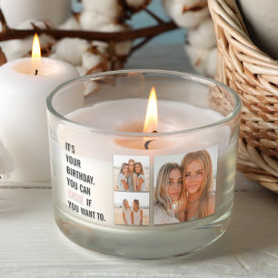 Funny Birthday Quotes   Collage Photo   Best Gift Rectangular Sticker