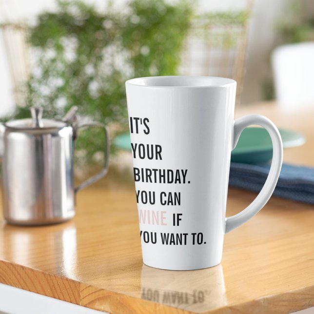 Funny Birthday Quotes | Happy Birthday | Best Gift Latte Mug (Creator Uploaded)