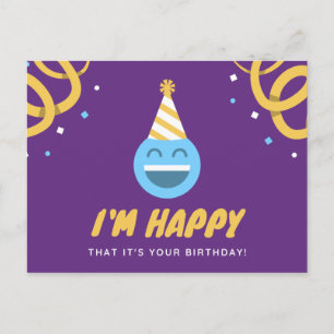 Funny Birthday - see the back of the card -