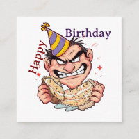 Funny Birthday Sticker