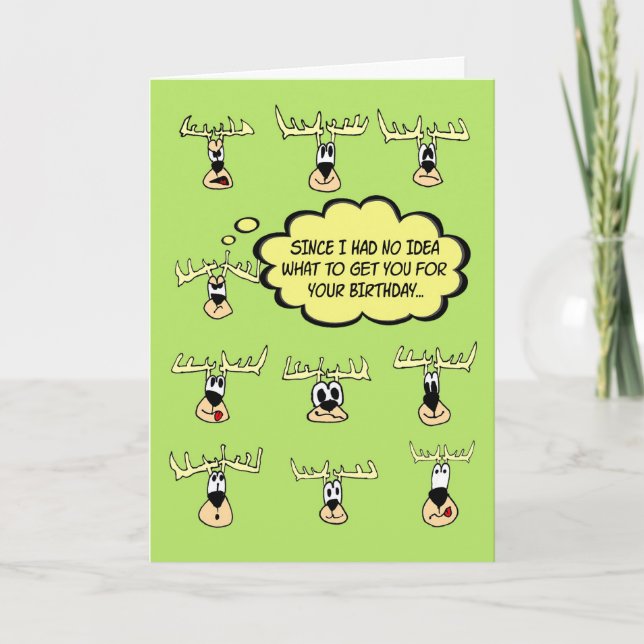 Funny Birthday Ten Bucks Greeting Card (Front)
