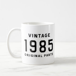 Funny Birthday Vintage 1985 Original Parts Mug