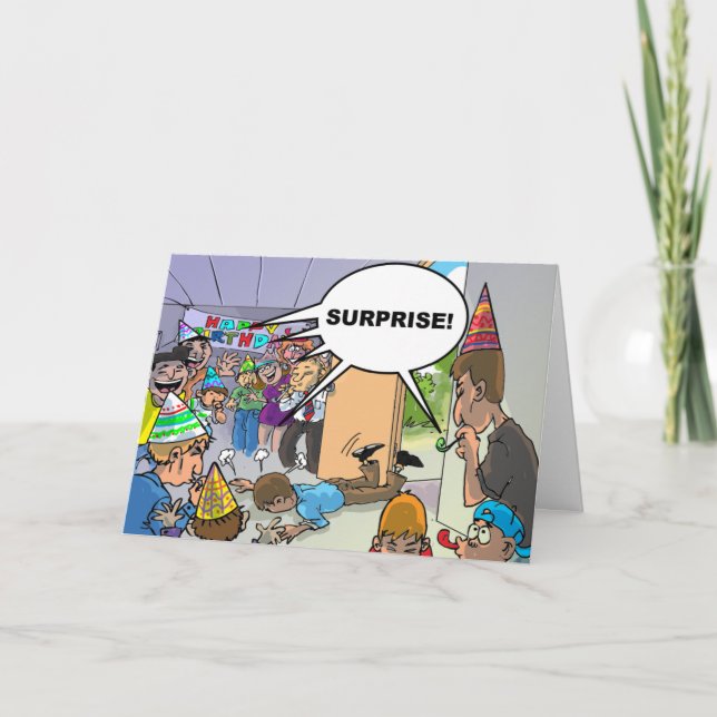 Funny Birthday Wishes - Death by Celebration Card (Front)