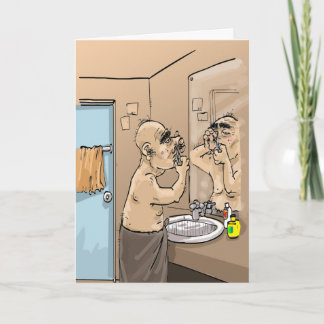 Funny Birthday Wishes - Hairy Situation Card