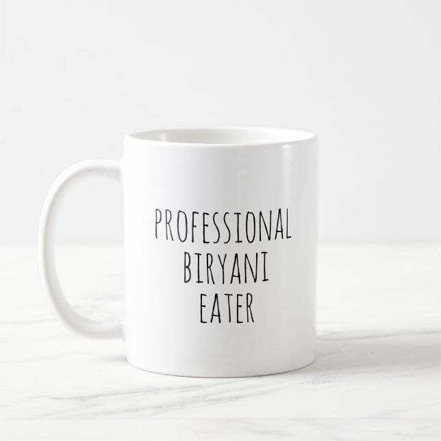 Funny Biryani Lover Coffee Mug (Left)