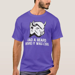 Funny Bison Shirt Buffalo Shirt Funny Beard Shirt 
